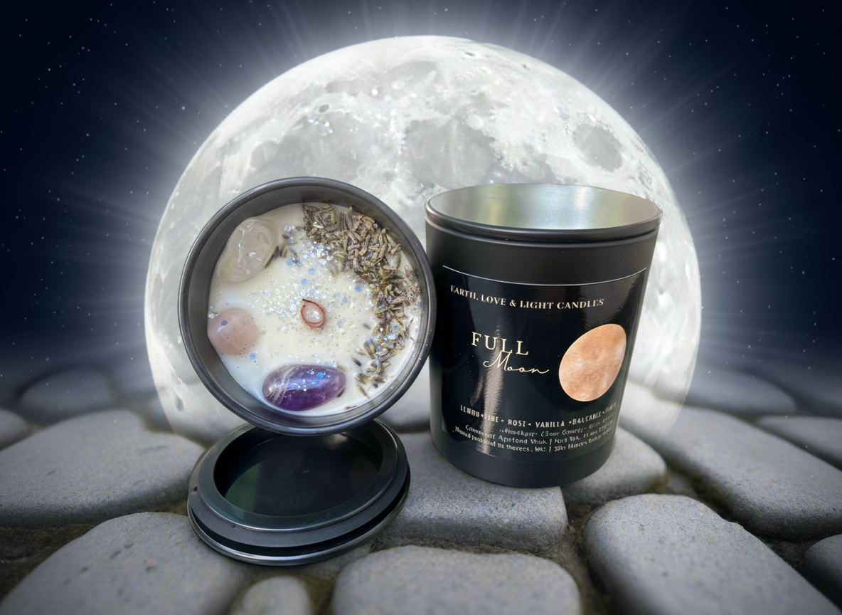 Full moon Candle