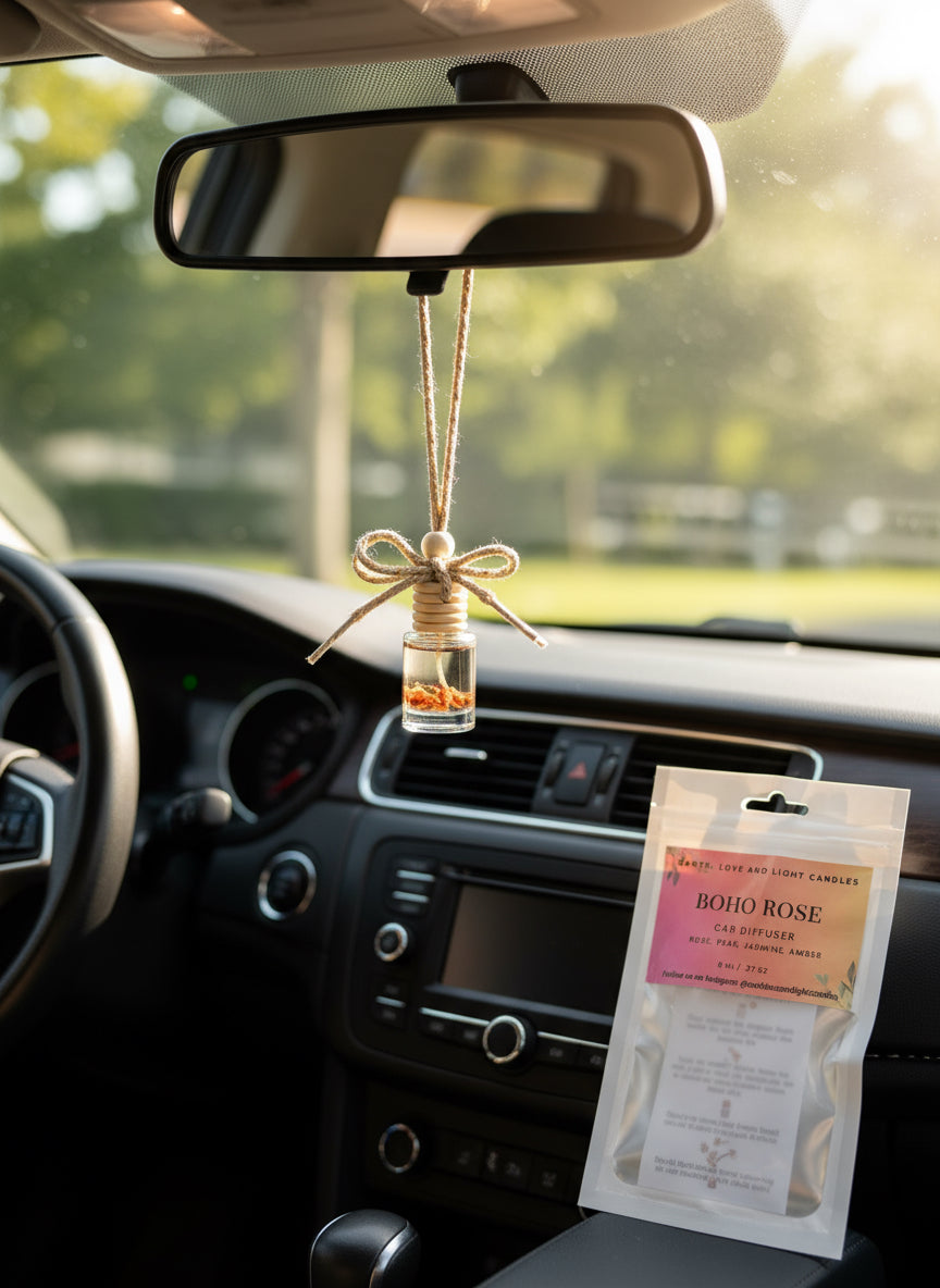 Boho Rose Car Diffusers