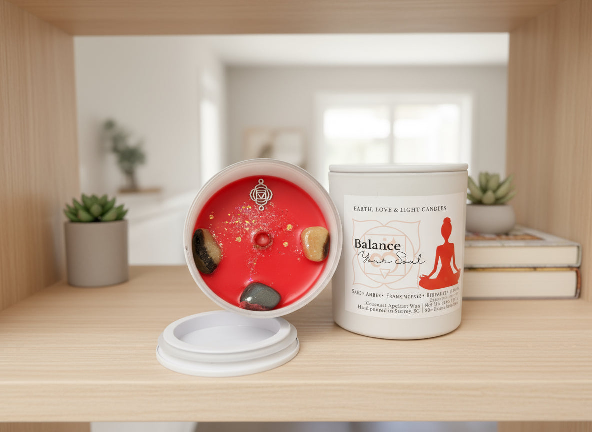 Balance Your Soul Candle (Root Chakra)
