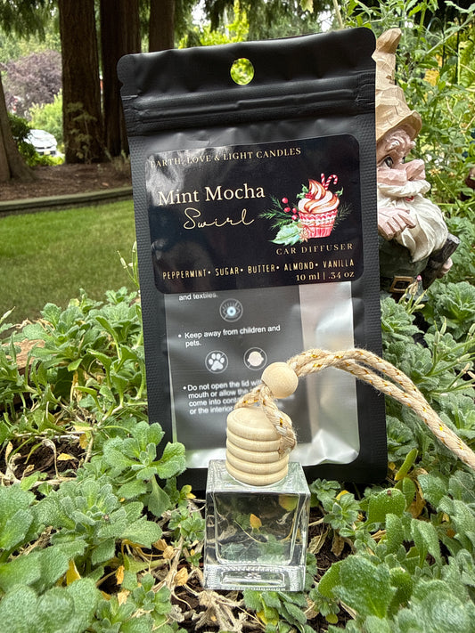Mint Mocha Swirl Car Diffusers