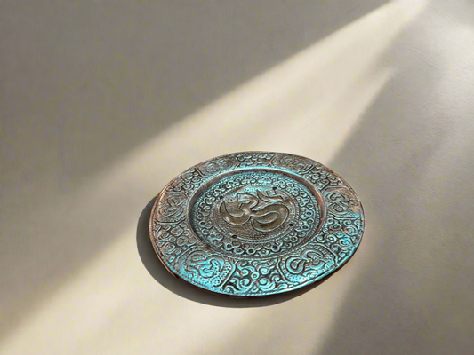 Metal Incense Holders - Om