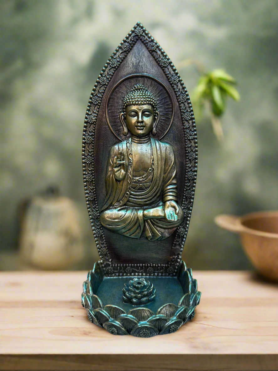 Thai Buddha wall Plaque Incense Holder