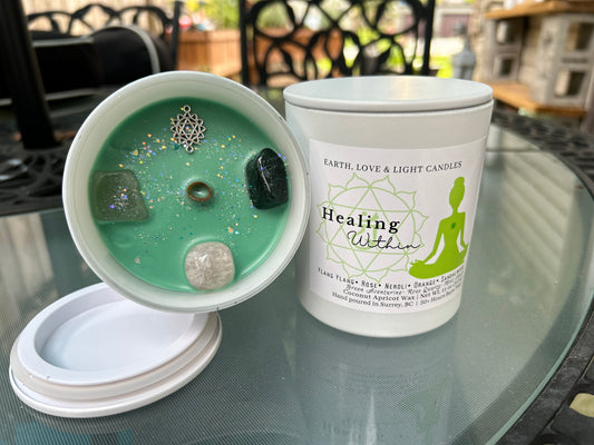 Healing Within Candle (Heart)