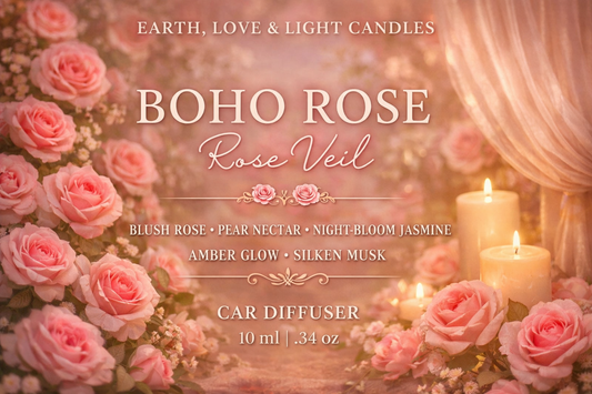 Boho Rose  Car Diffusers