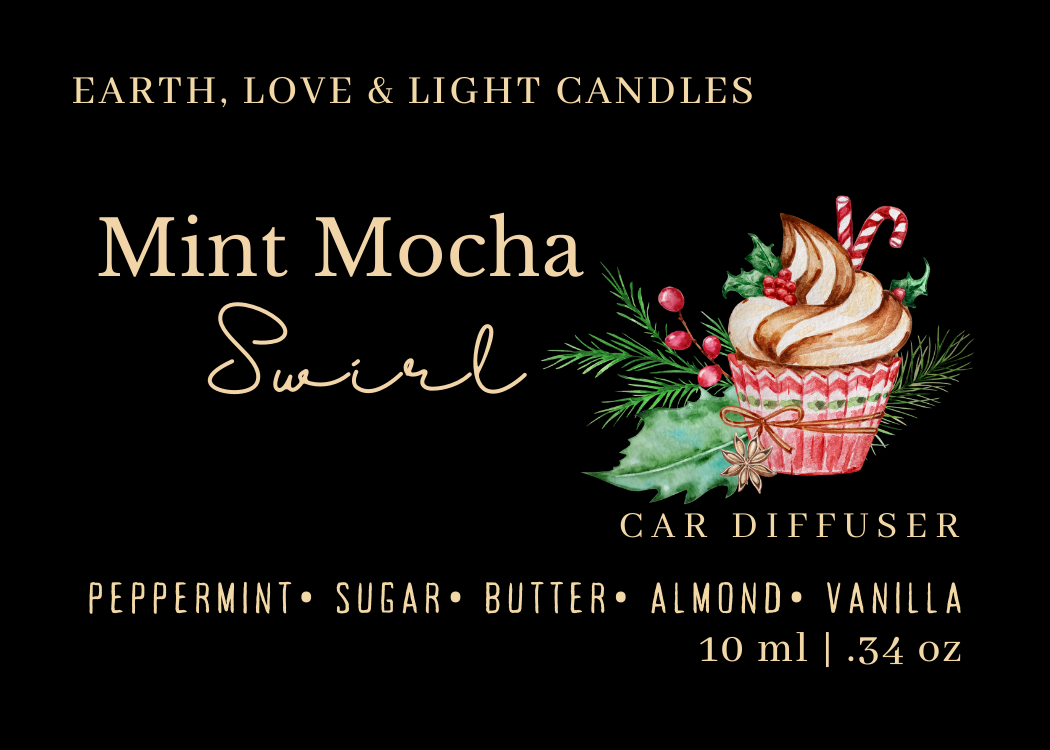 Mint Mocha Swirl Car Diffusers
