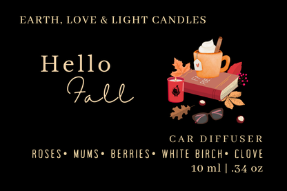 Hello Fall Car Diffusers